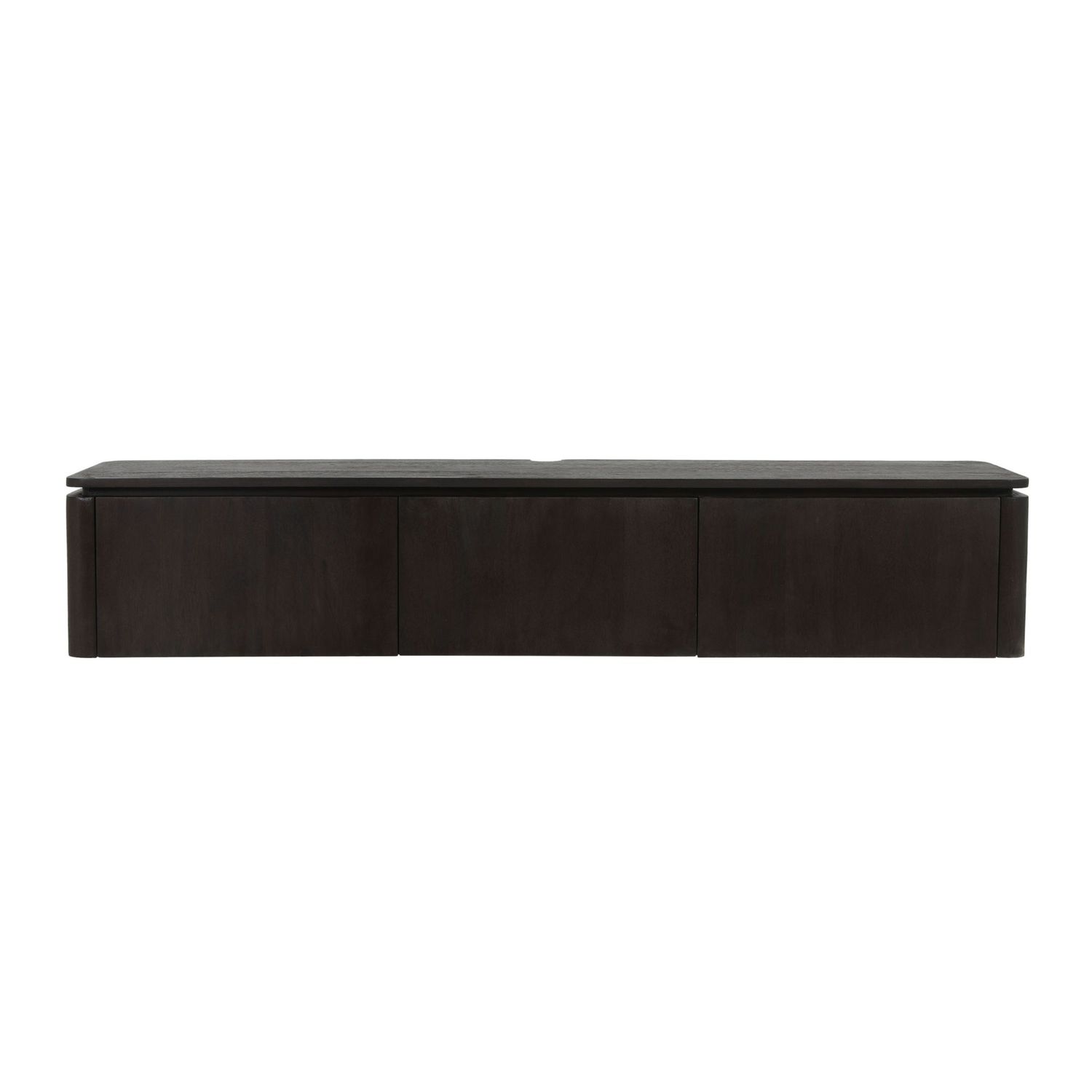 Zwevend tv meubel Dallas Bruin Mangohout 165 cm