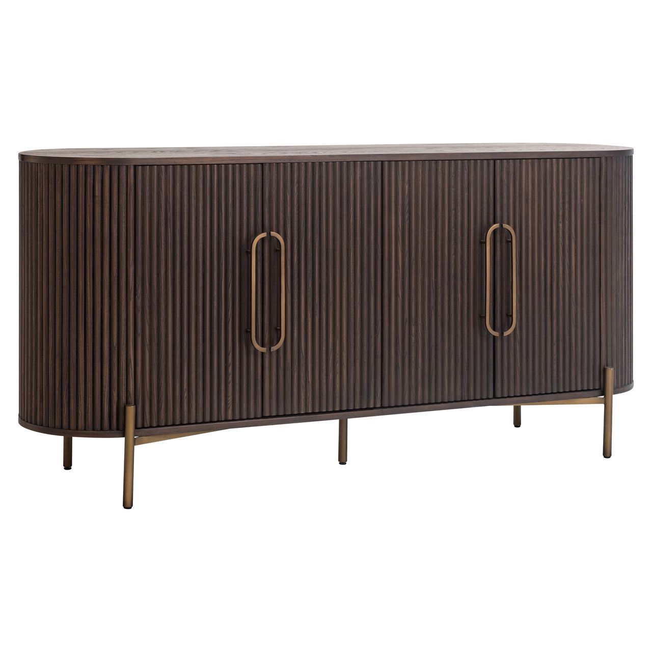 Dressoir Luxor brown 4-doors