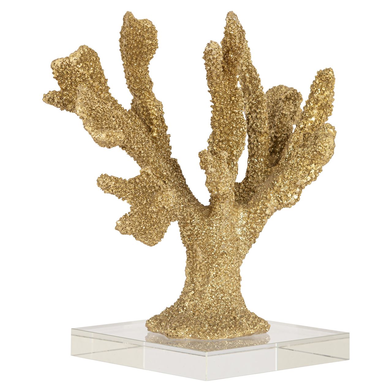 Decoratief object Mette gold coral look