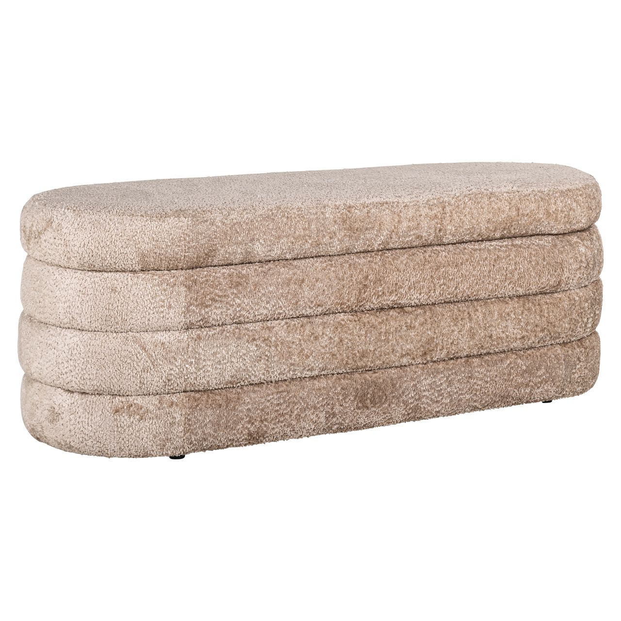 Poef &amp; Voetenbank Camille sheep natural