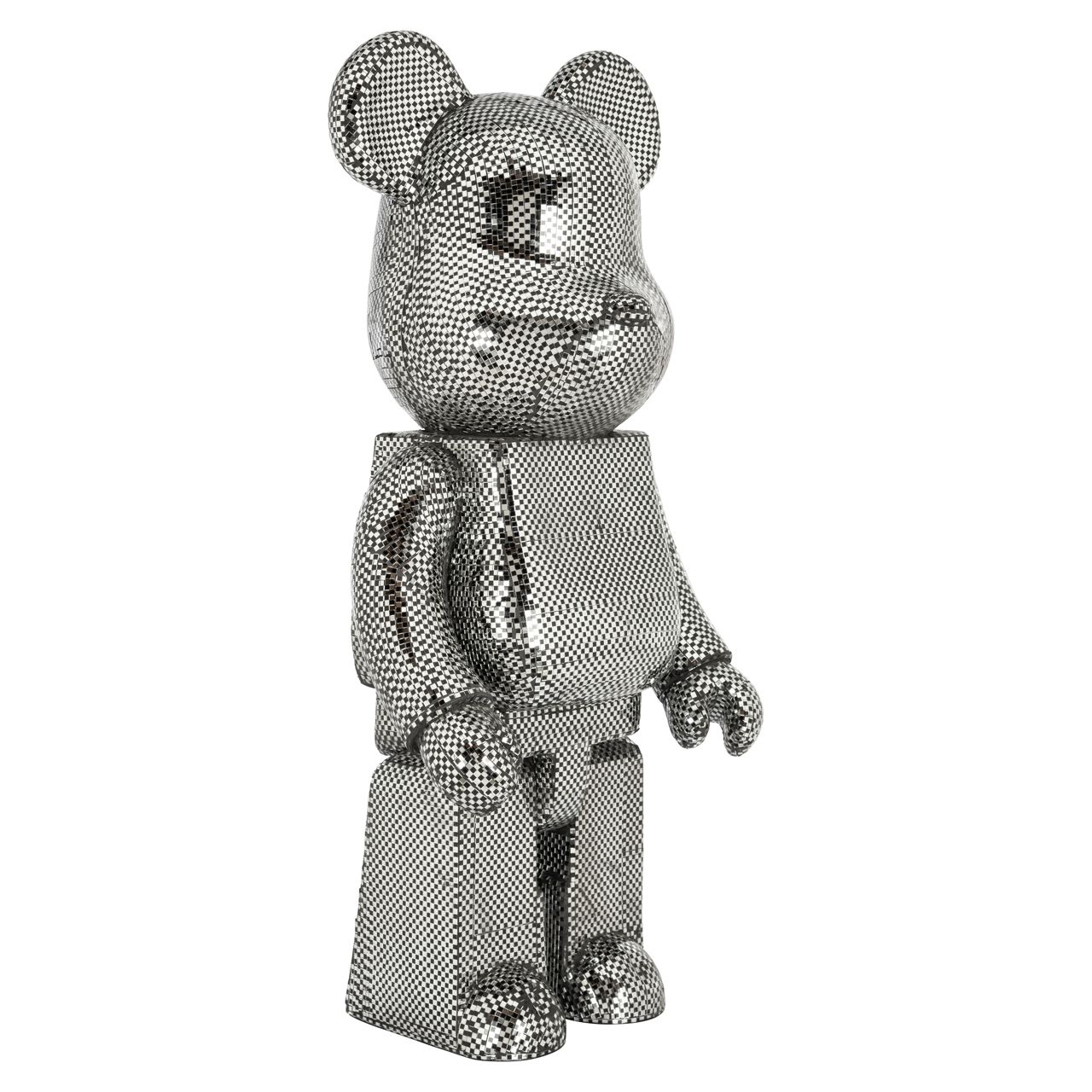 Decoratief object Bear silver large