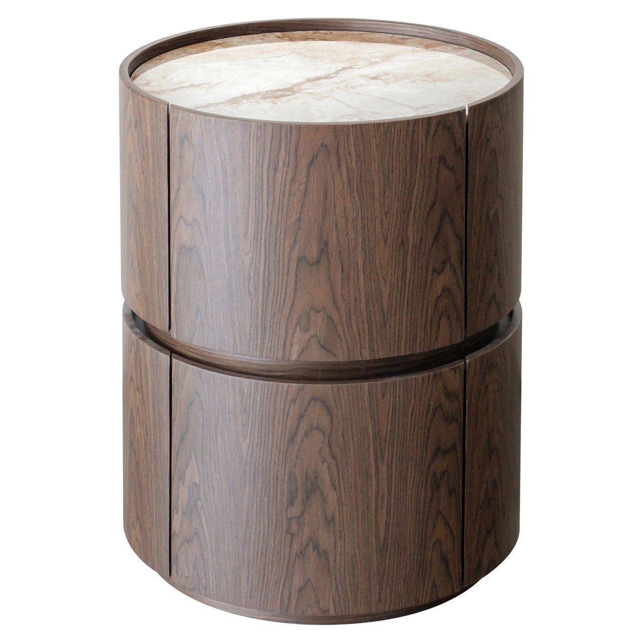 Nachtkastje Ellery brown 2-drawers