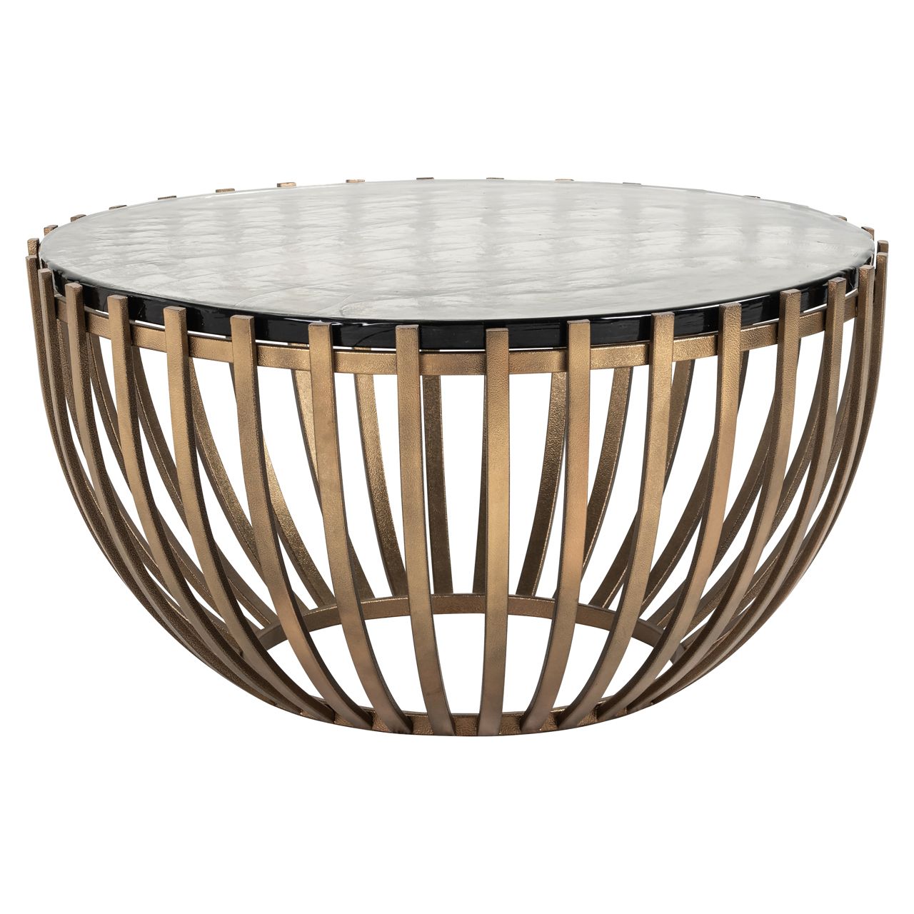 Salontafel Volante gold 84Ø