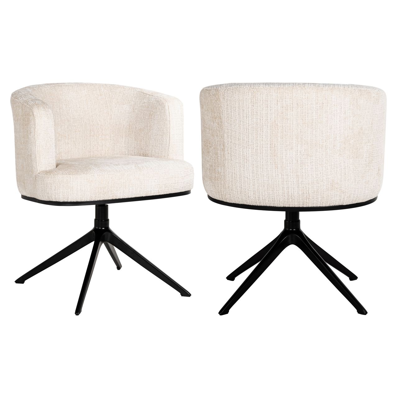 Eetkamerstoel Cheyenne niagara beige swivel