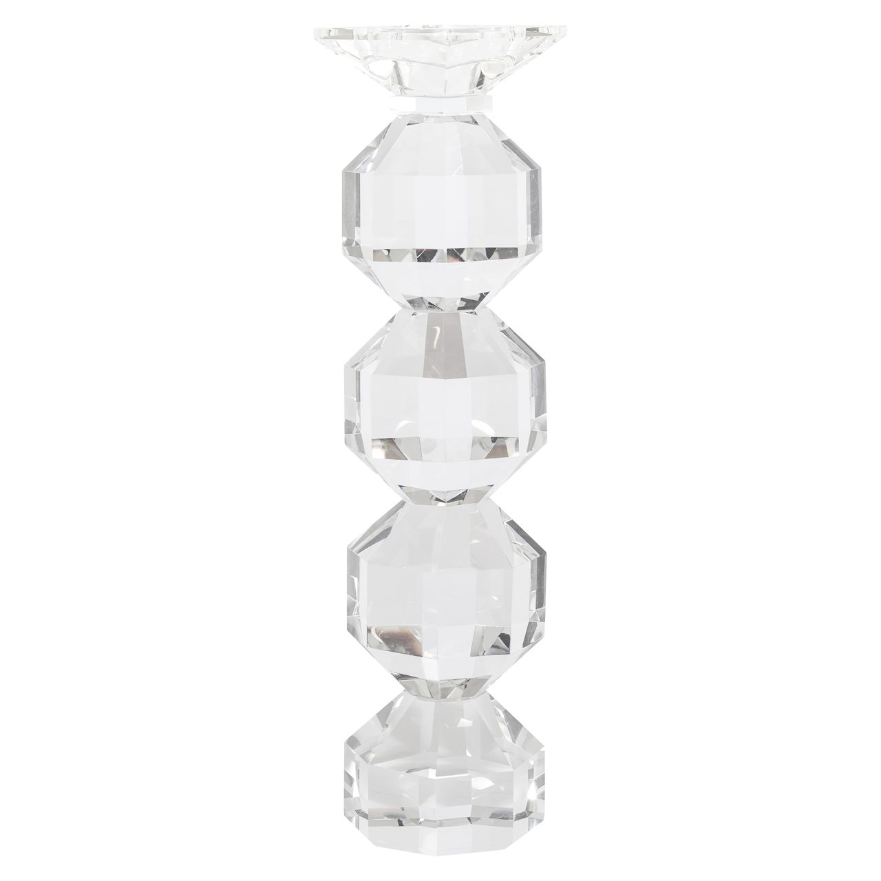 Kandelaar Safia clear transparent large