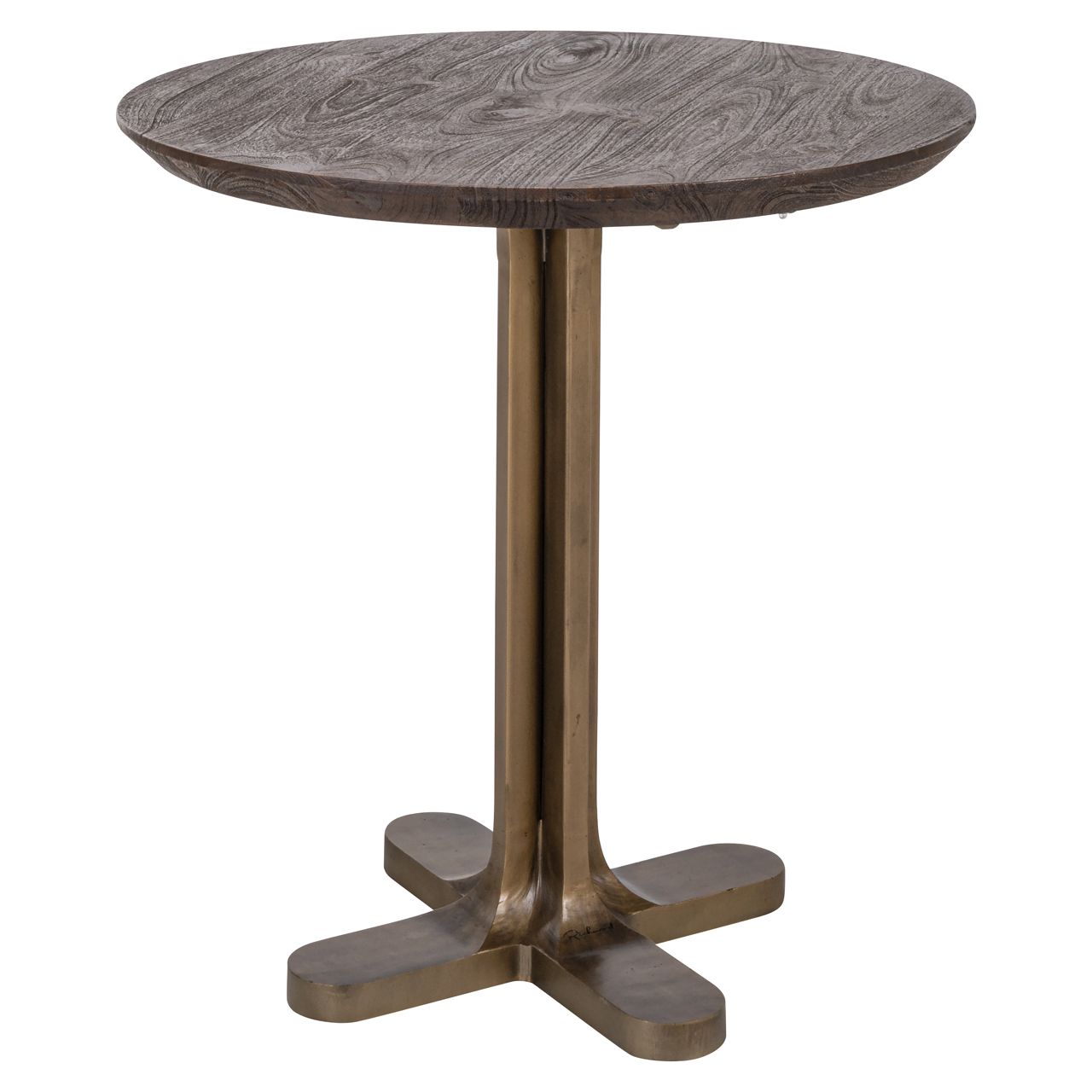 Bistrotafel Revelin dark brown 75Ø
