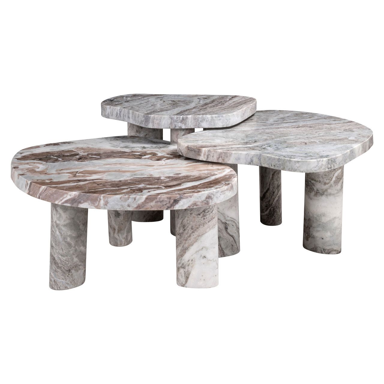 Salontafel Camino Blush beige (Set of 3)