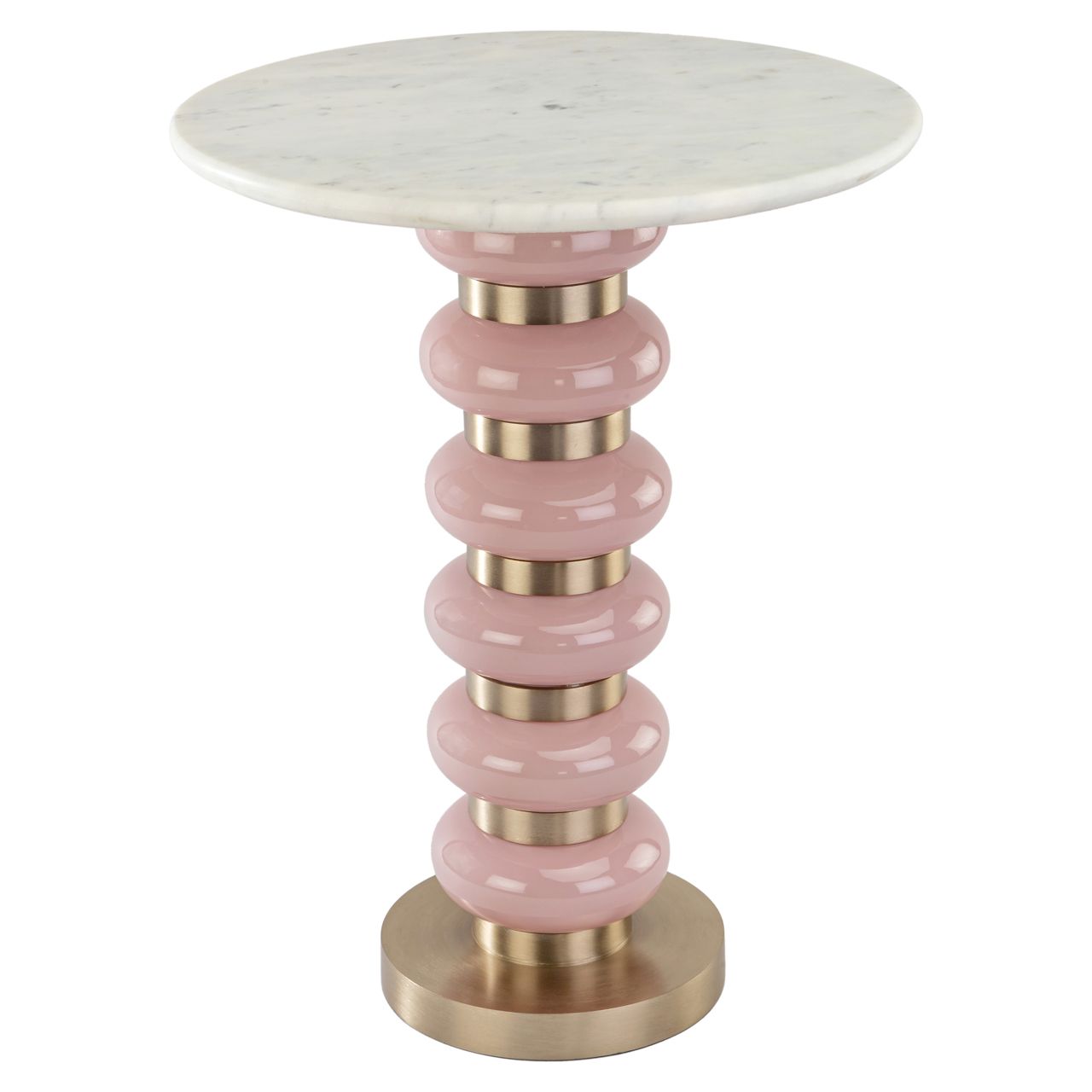 Bijzettafel Villeray pink