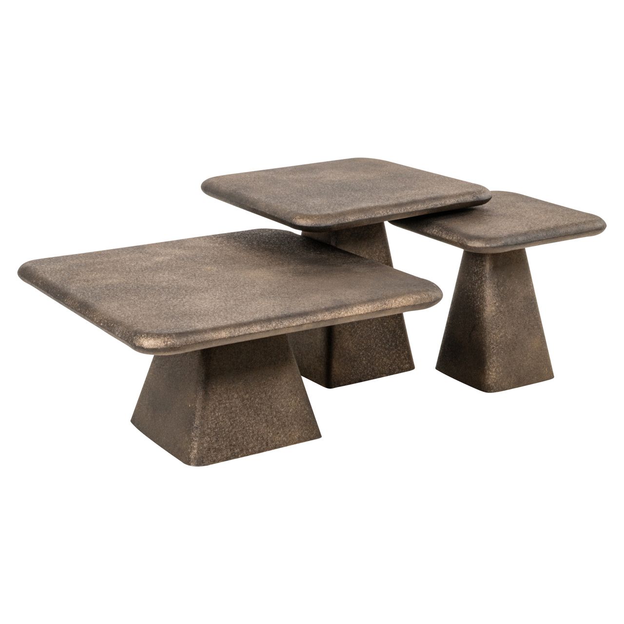 Salontafel Marlie gold (Set of 3)