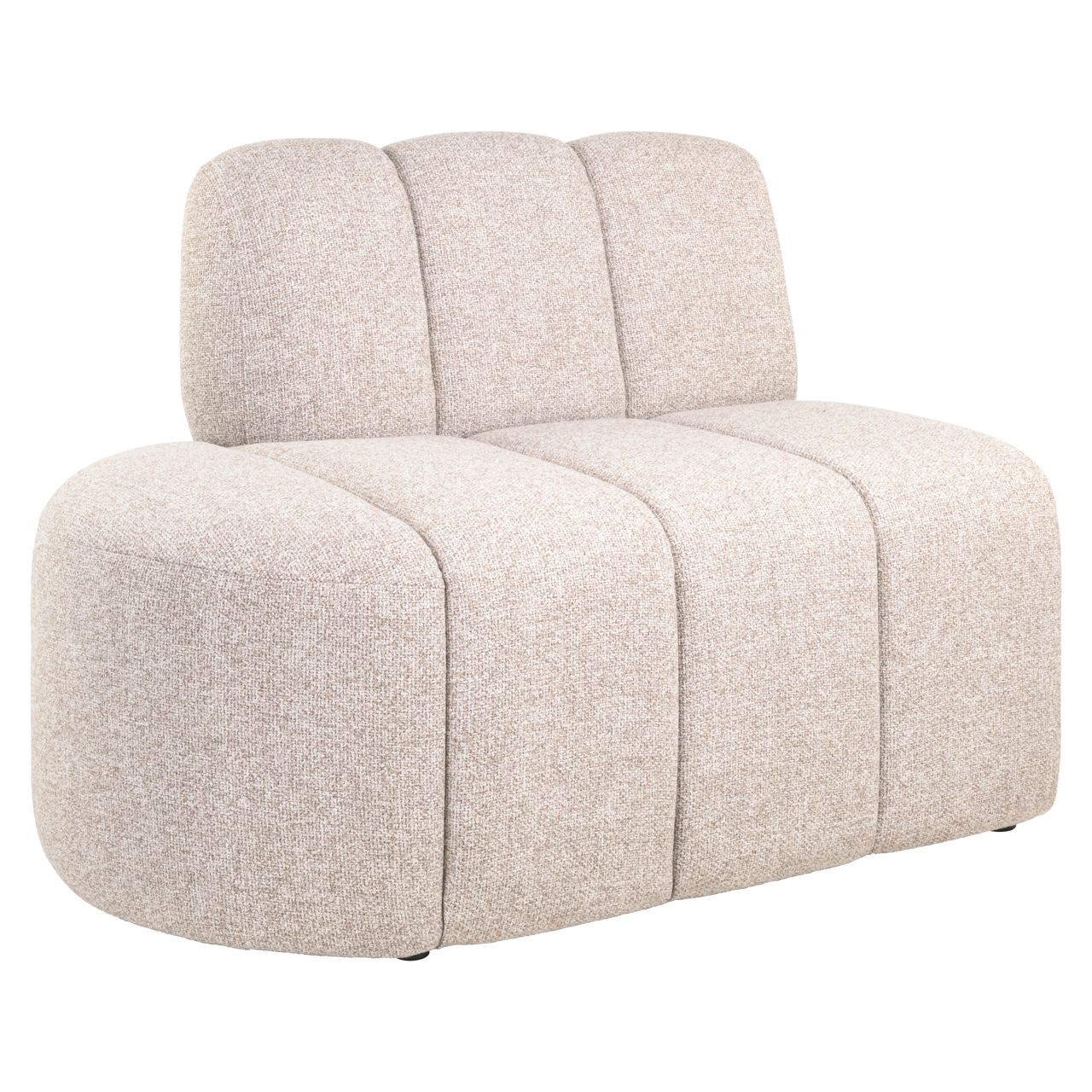 Eetkamer bank Landmark cayenne brown open end left straight - fully upholstered