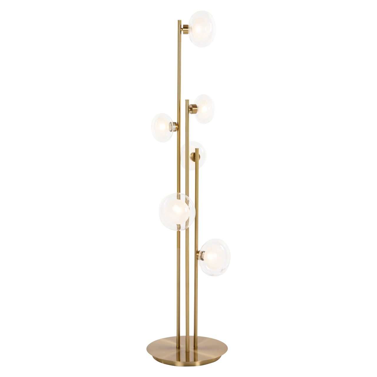 Vloerlamp Luva brushed gold