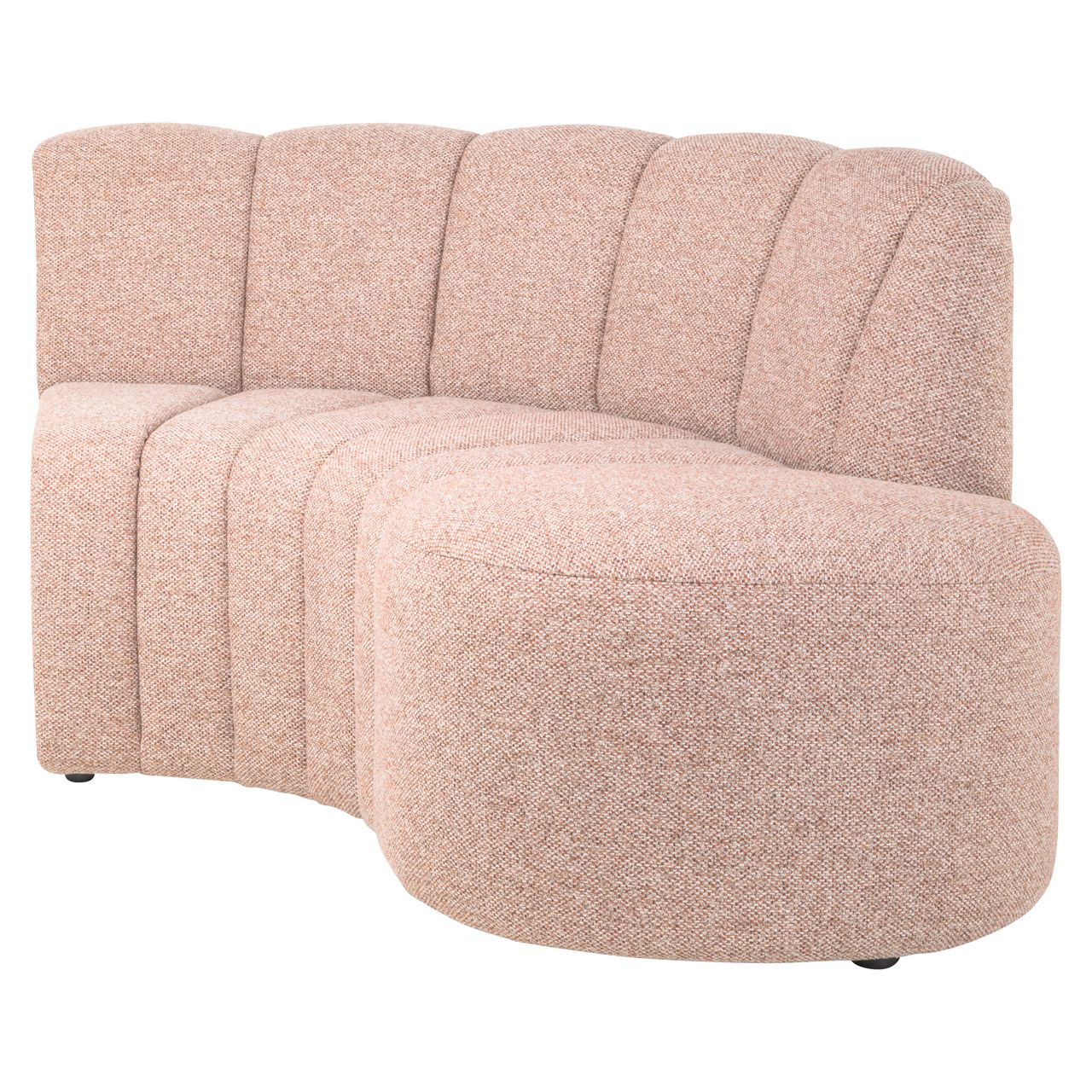 Eetkamer bank Landmark customized open end right round - fully upholstered