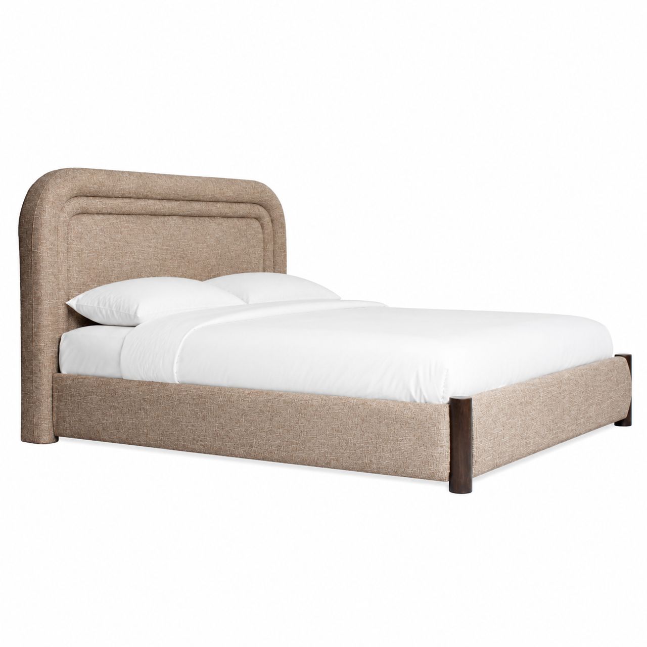 Bed Citadel sand tweed 160x200 (mattress size (excl.))