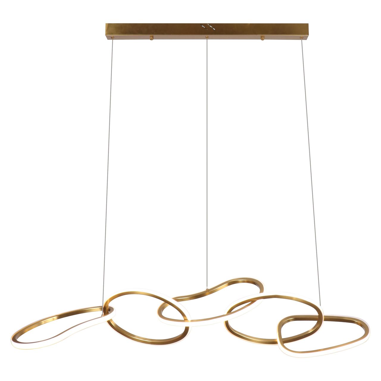 Hanglamp Flyn brushed gold