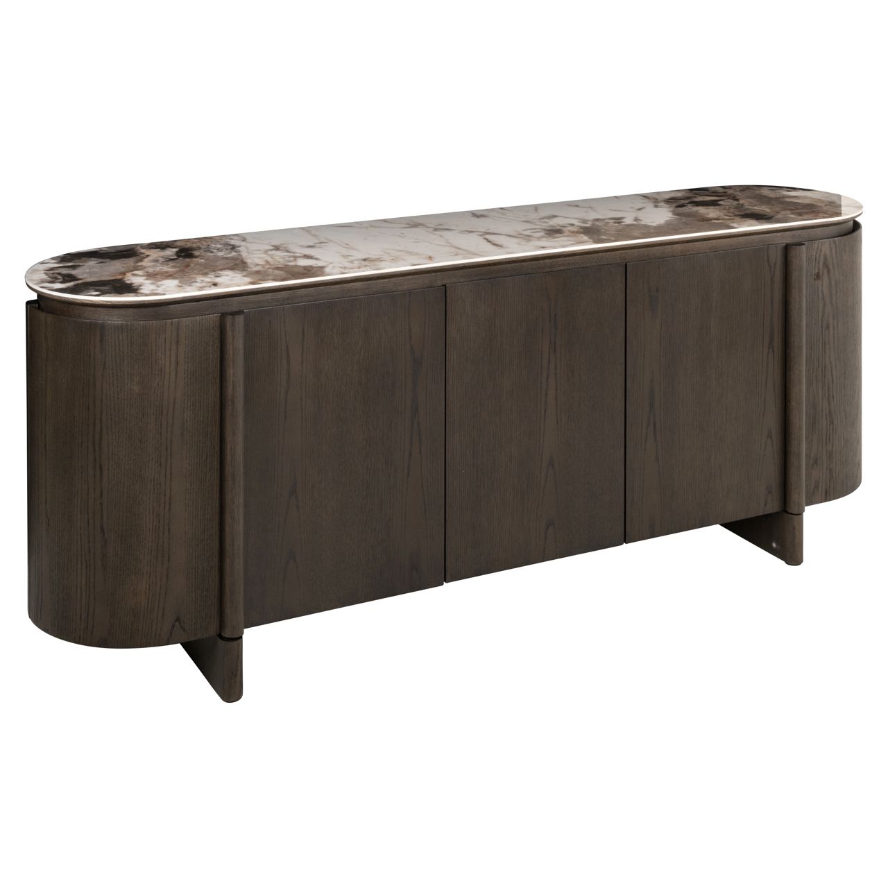 Dressoir Langford brown 5-doors