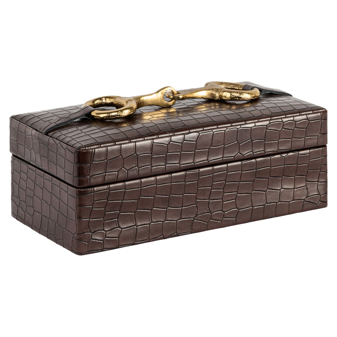 Opbergdoos Rex dark brown small