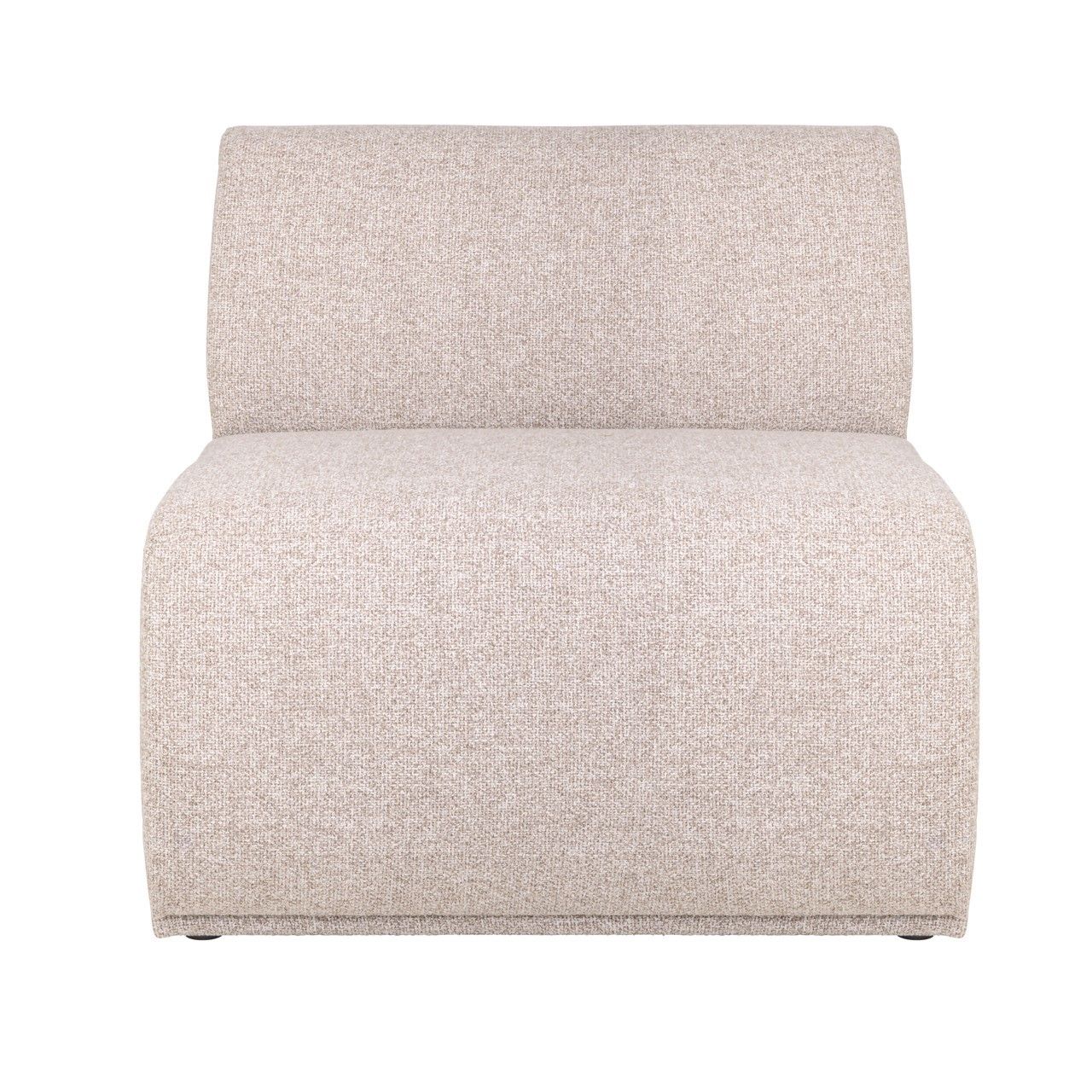 Eetkamer bank Sorrobon trendy cream straight - fully upholstered