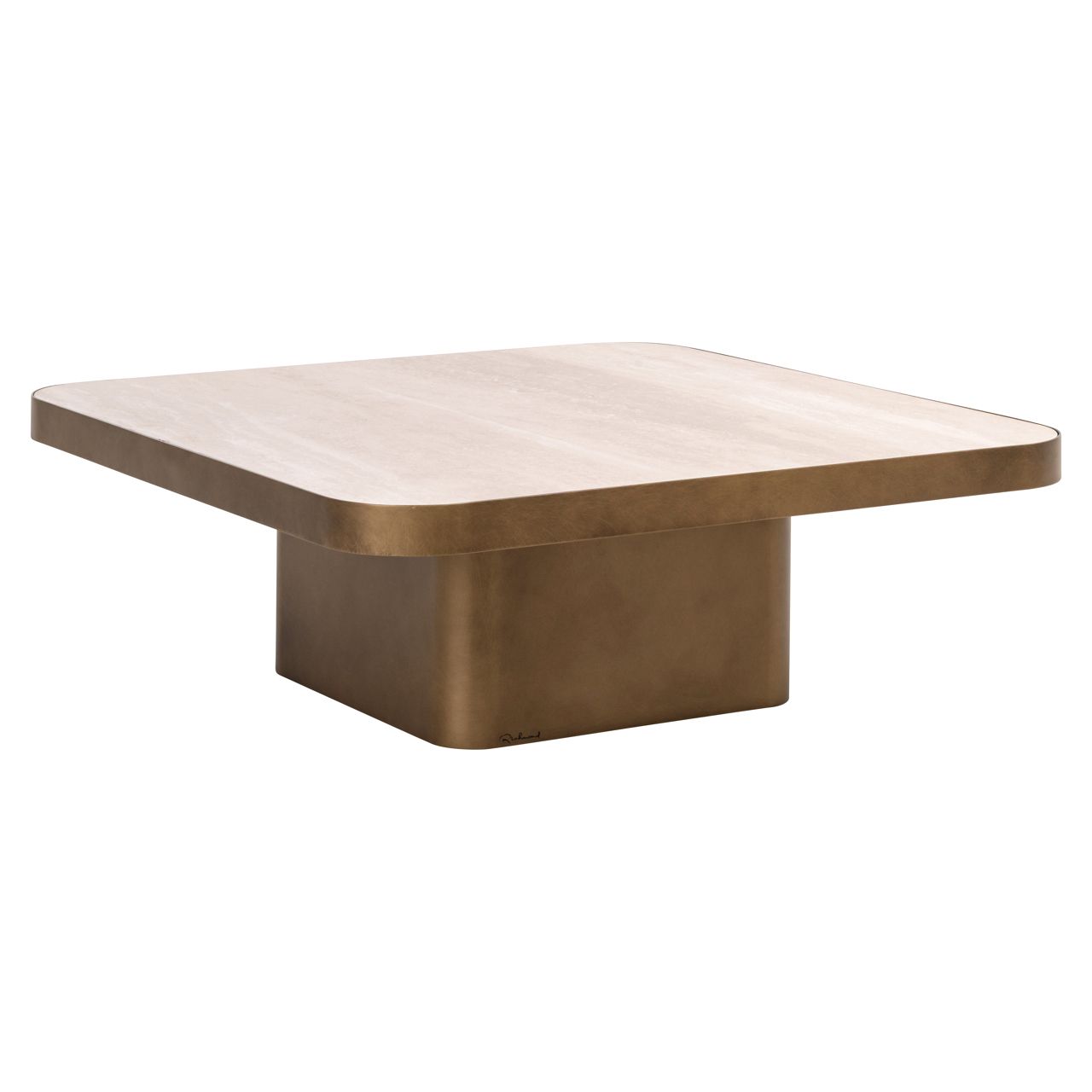 Salontafel Claridge beige 90x90 (cumulus)