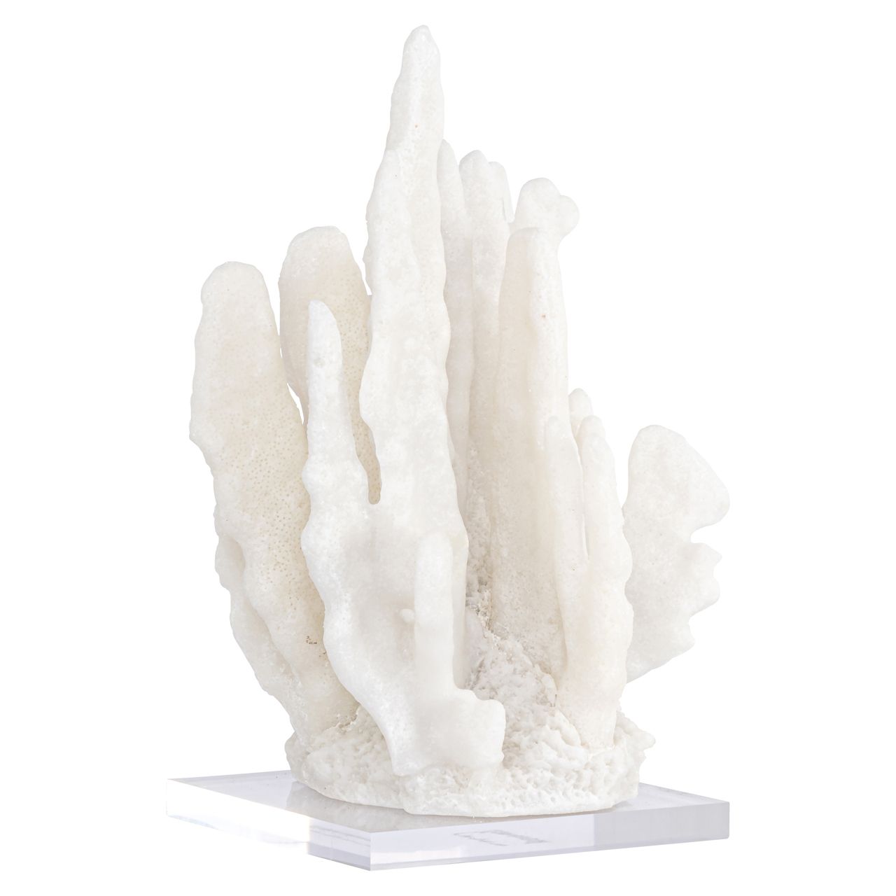 Decoratief object Lilly white coral look