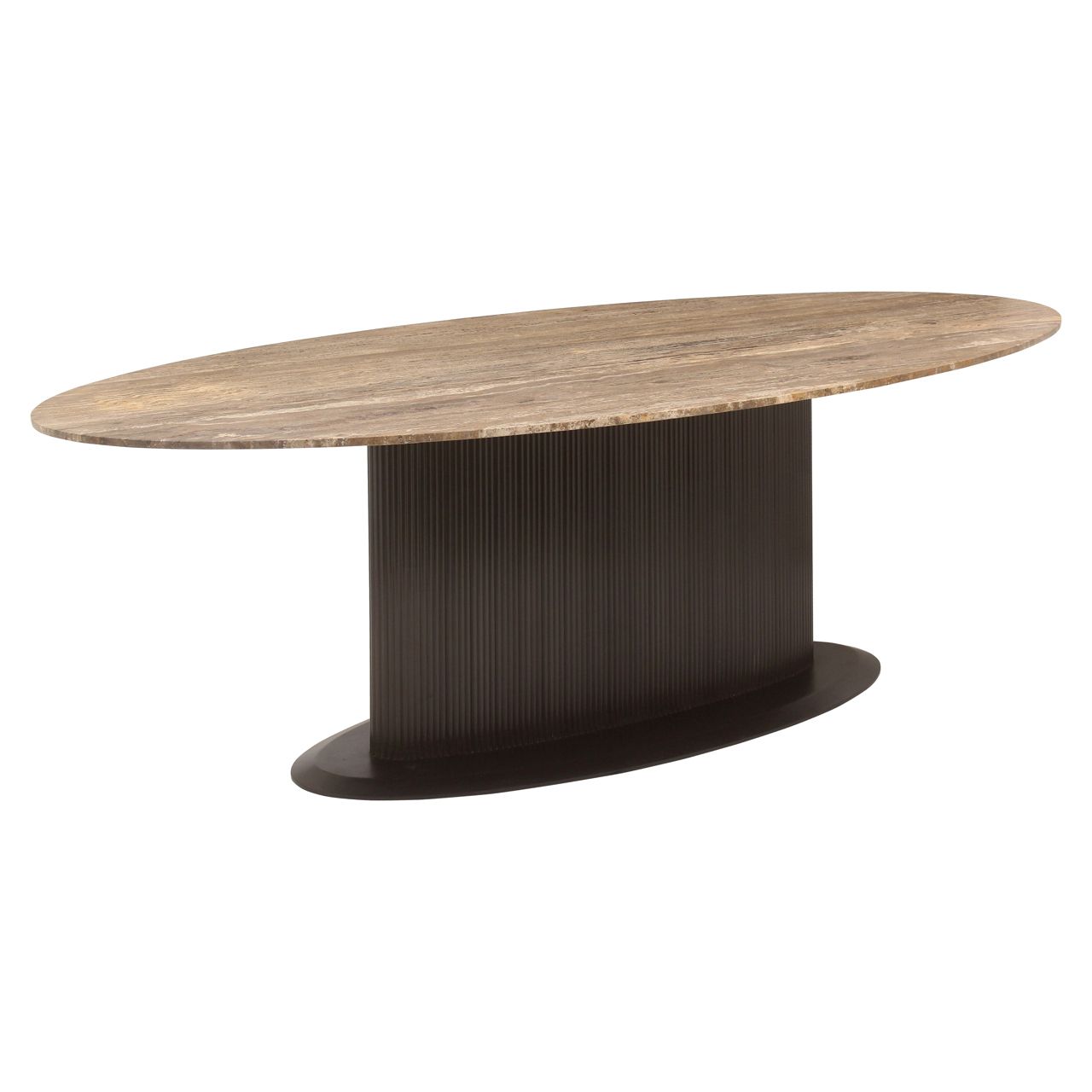 Eettafel Russo ash brown oval 235