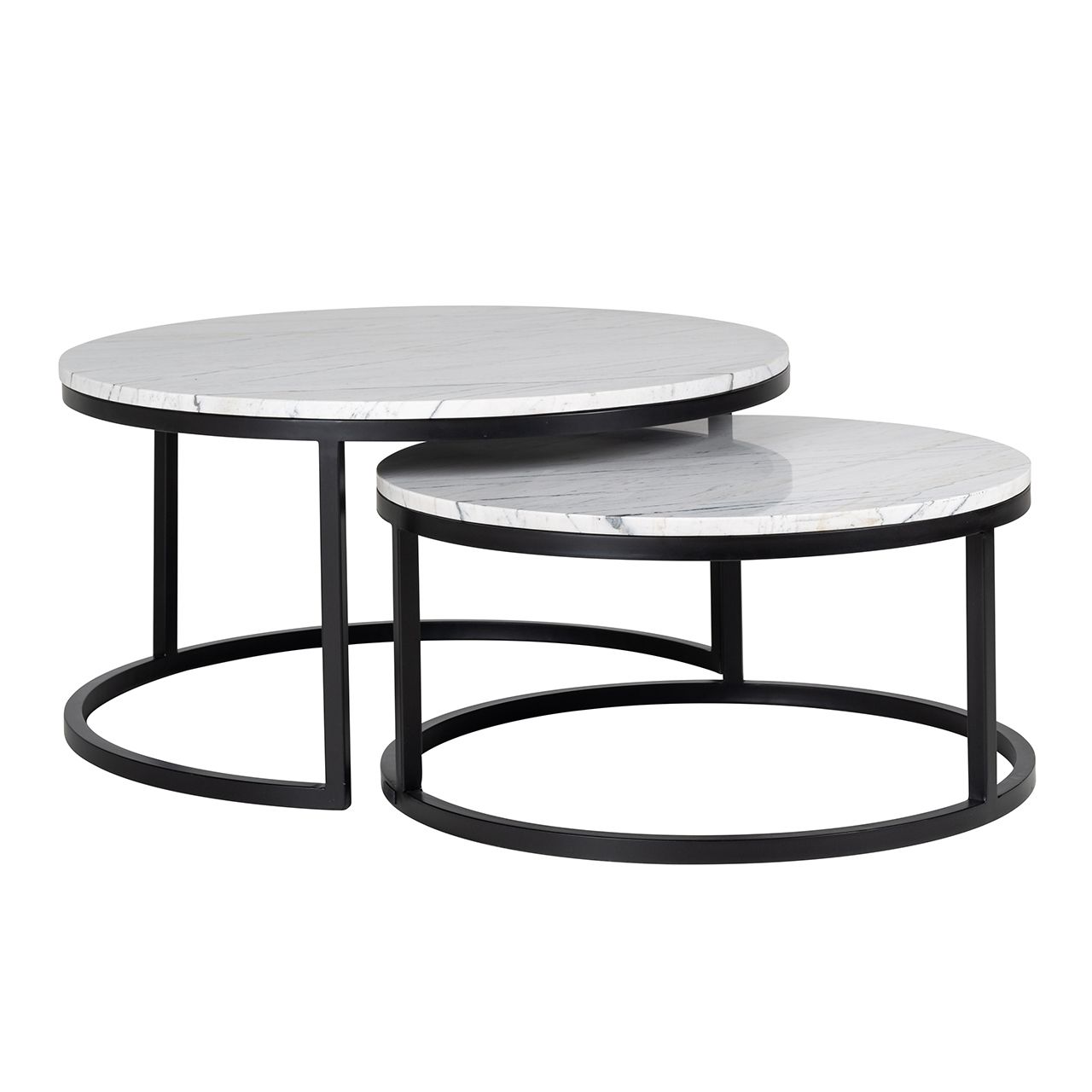 Salontafel Lexington white (Set of 2)