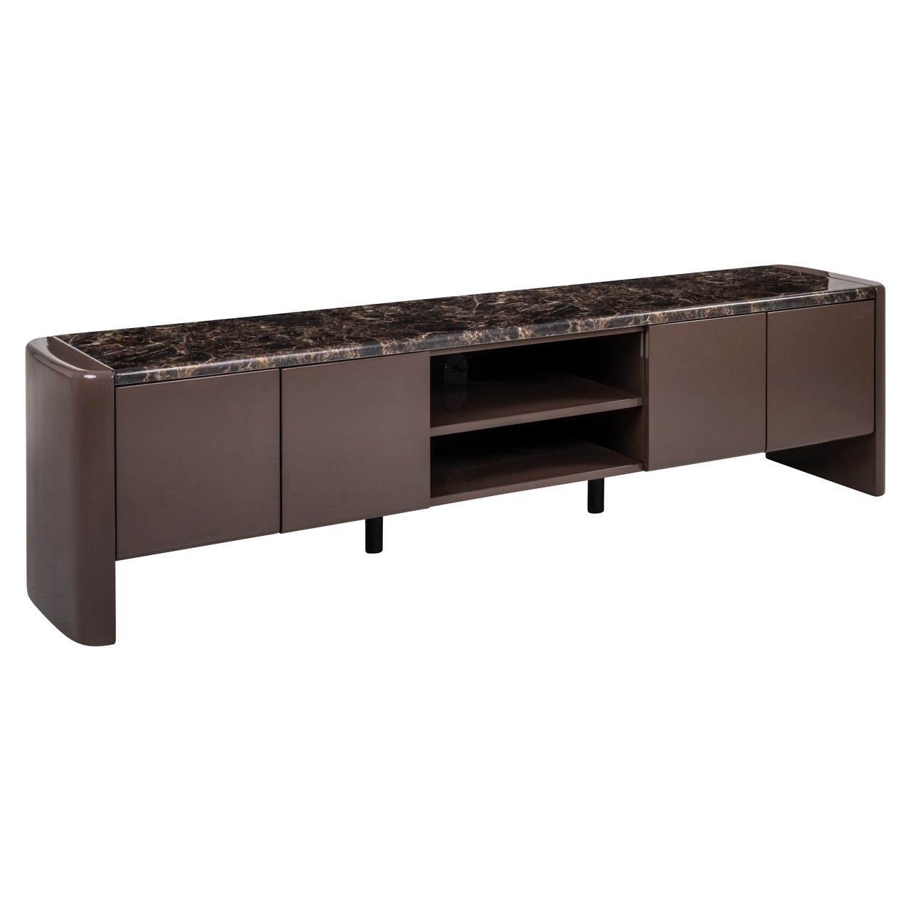 TV-meubel Almundi chocolate brown