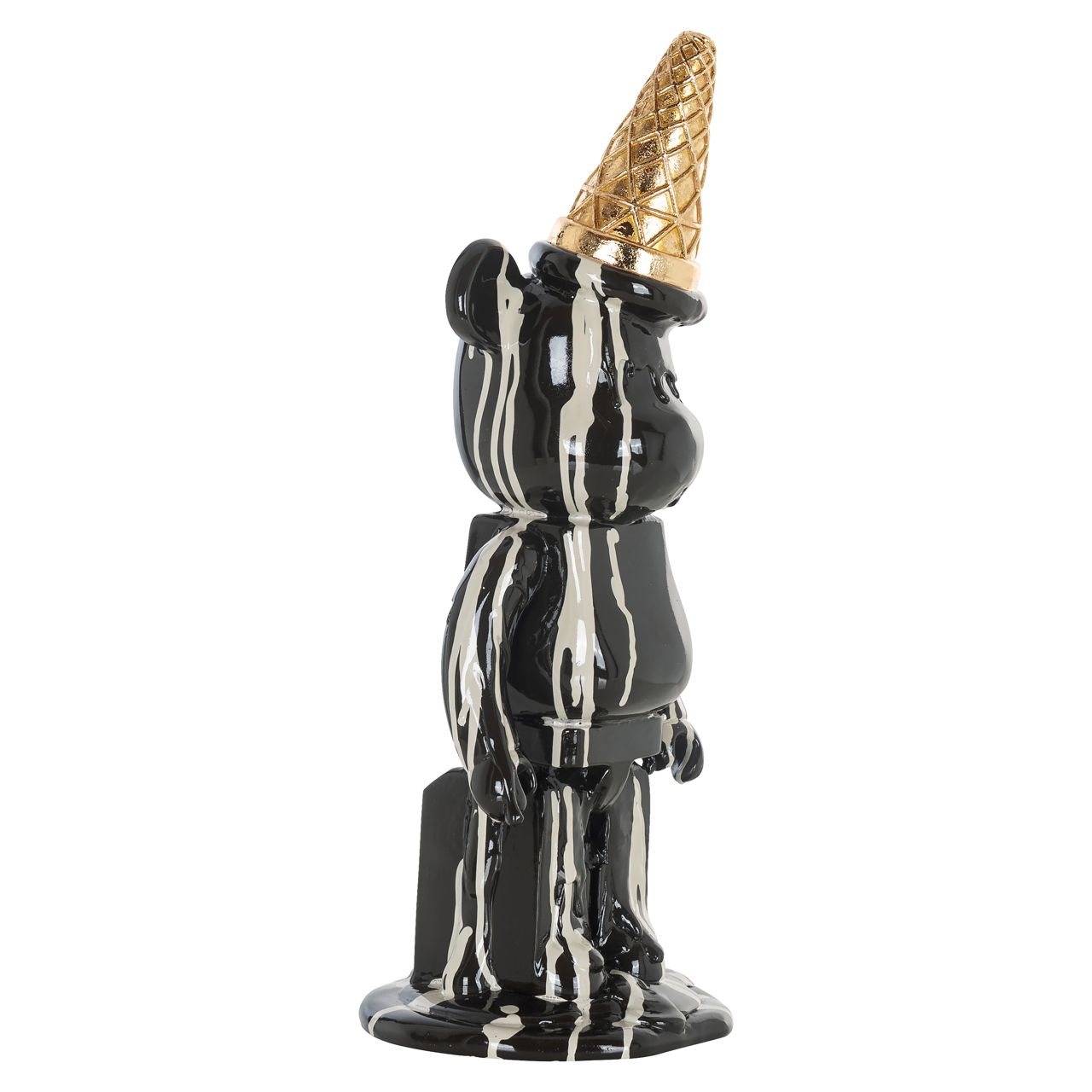 Decoratief object Icebear black