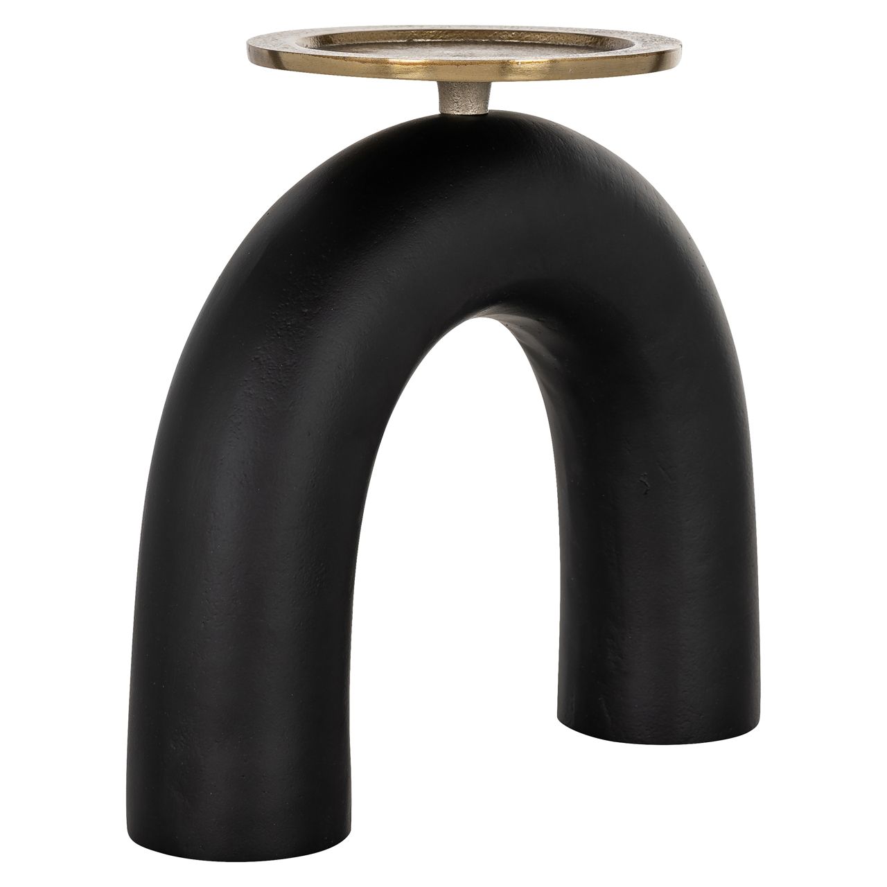 Kandelaar Livi black/gold large