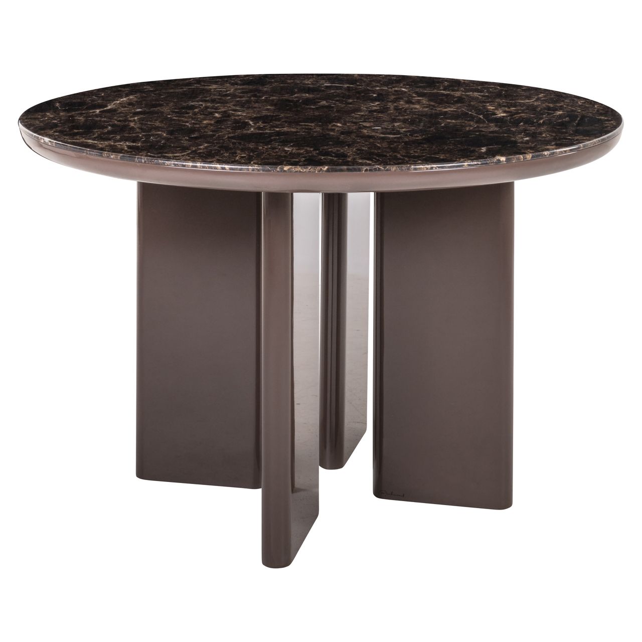 Eettafel Almundi chocolate brown 120Ø