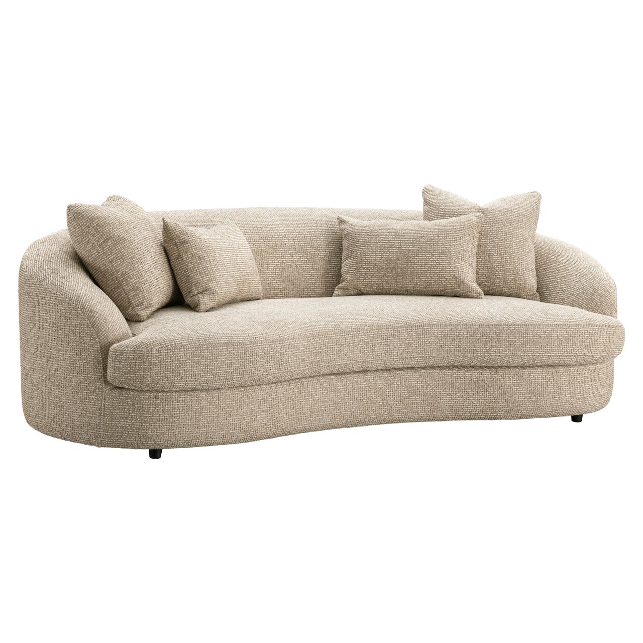Bank Morena cream blockweave 3-seater