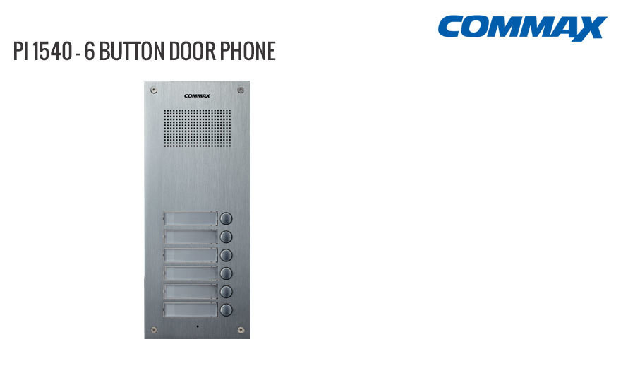 6 Button Door Phone