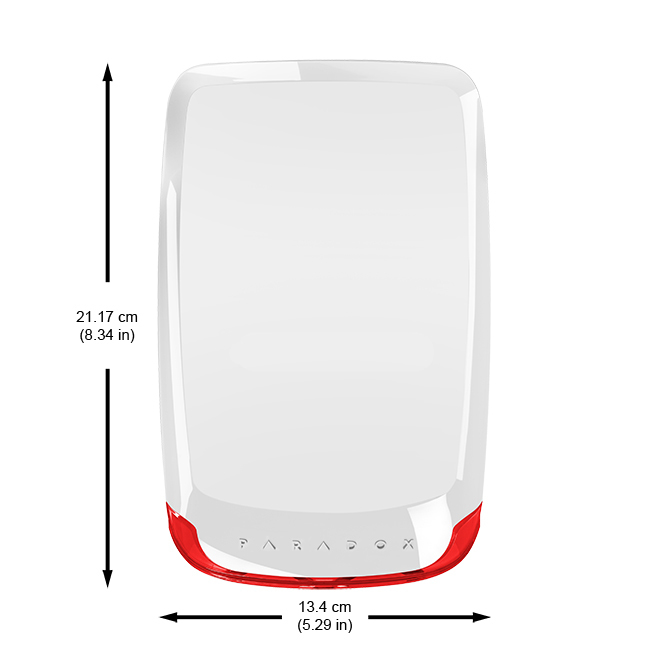 SR130 WIRELESS SIREN W STROBE LIGHT 433MHz