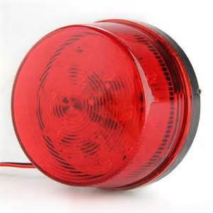 SMALL RED STROBE LIGHT WITH BRACKET -HC-05C