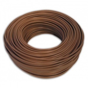 CABLE 6 CORE BROWN SOLID SECURITY