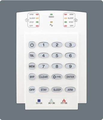 K10V 10 ZONE HARDWIRED LED KEYPAD