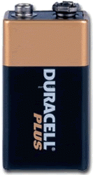 9V BATTERY DURACELL FOR SMOKE DETECTOR