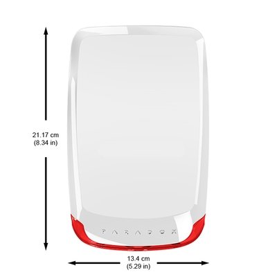 SR130 WIRELESS SIREN W STROBE LIGHT 433MHz