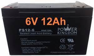 PS12 - 6 6V 12AH BATTERY