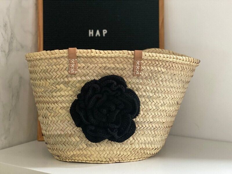 Capazo MEDIANO diseño “FLOR ALICIA”