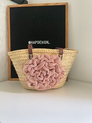 Capazo PEQUEÑO “FLOR ALICIA”