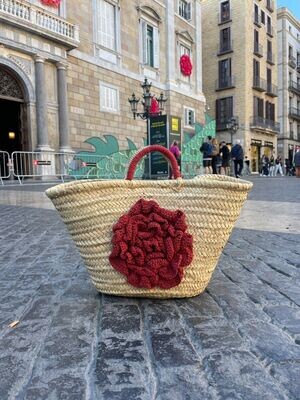 Capazo Tradicional Mediano “Flor Alicia”