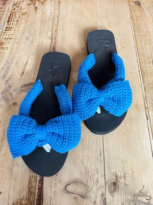 Sandalias Lazo a Crochet