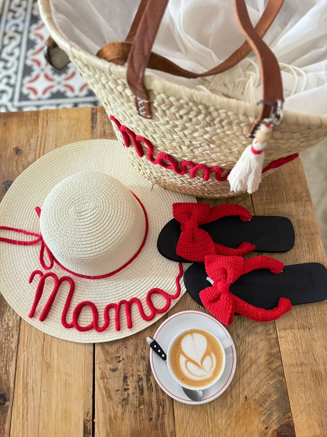 Triple Pack Capazo, Sombrero y Sandalia personalizado