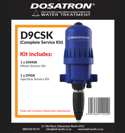 Dosatron D9 Complete Service Kit