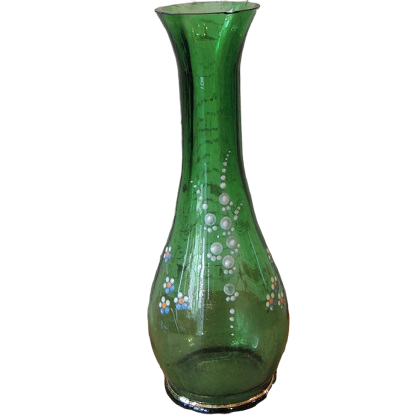 Oud glas emaille