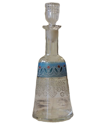 Karaf van emaille glas