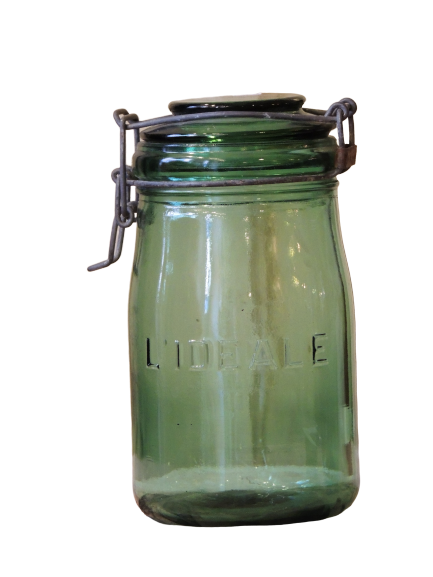 Oude weckpot