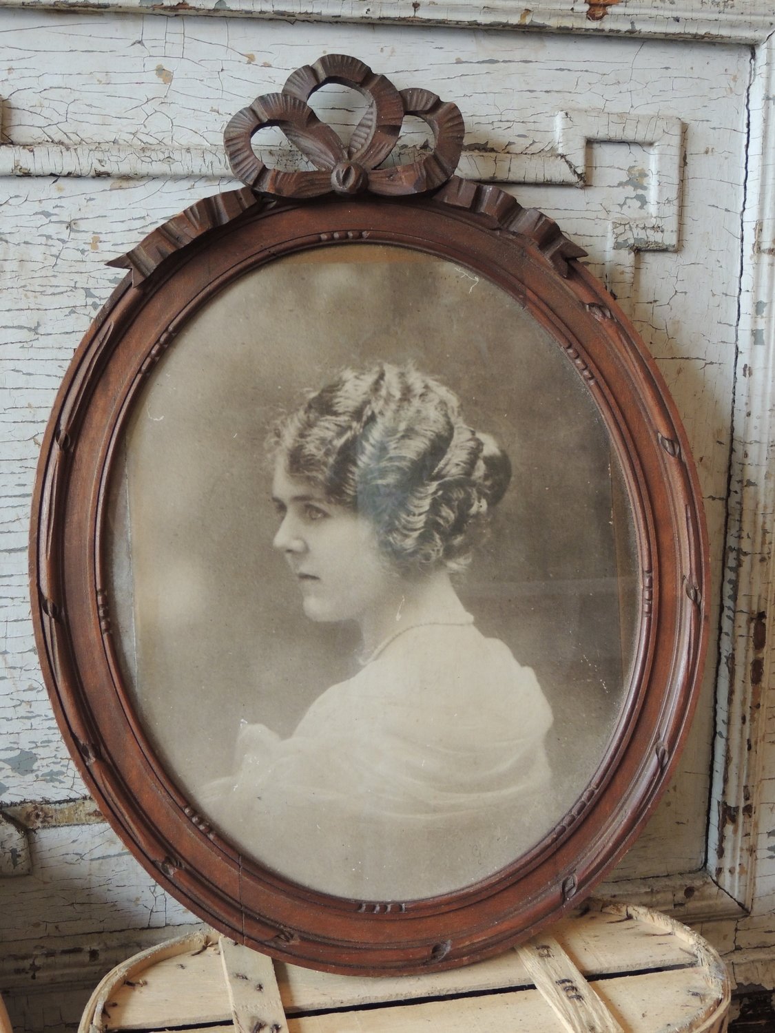 Ovale lijst met portret