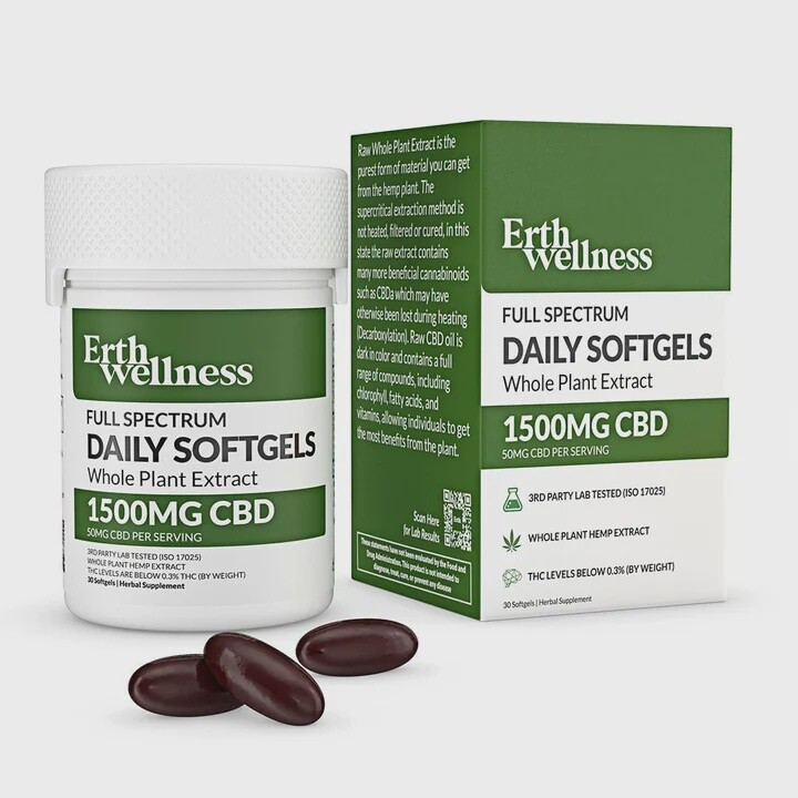Daily Full Spectrum 50mg Softgels