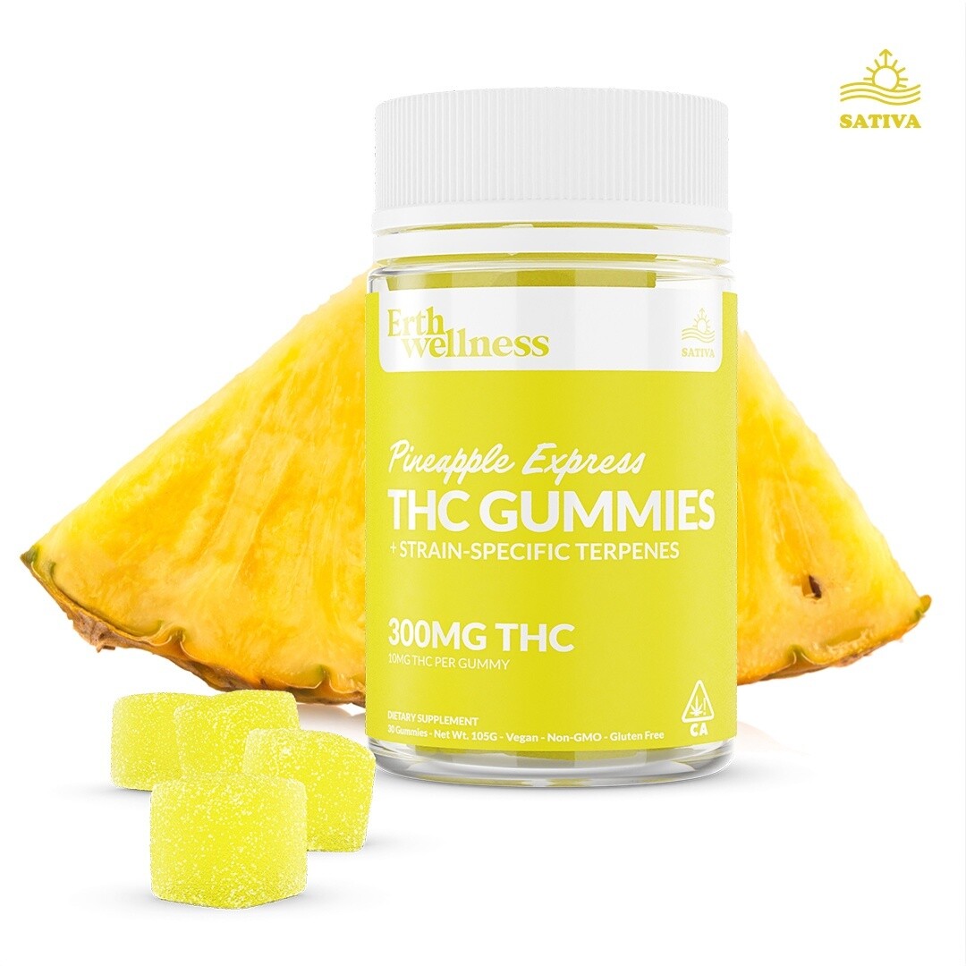 Δ9 THC Gummies THC + Terpenes, Strain: Pineapple Express